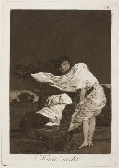 Mauvaise nuit - Francisco de Goya